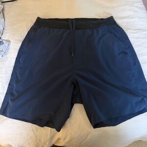 Ten Thousand Interval Shorts, 7in, Blue, Medium